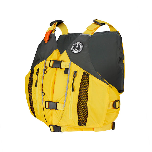 Mustang Solaris Foam Life Vest  XLXXL  YellowGrey MV807002222XLXXL