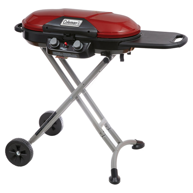 RoadTrip® Xcursion Stand-Up, 2-Burner Propane Grill, 20K BTUs, 285 sq inch, Red