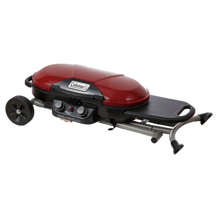 RoadTrip® Xcursion Stand-Up, 2-Burner Propane Grill, 20K BTUs, 285 sq inch, Red