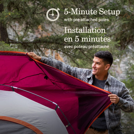 SKYDOME TENT 4P BLKBERRY C001 CAN