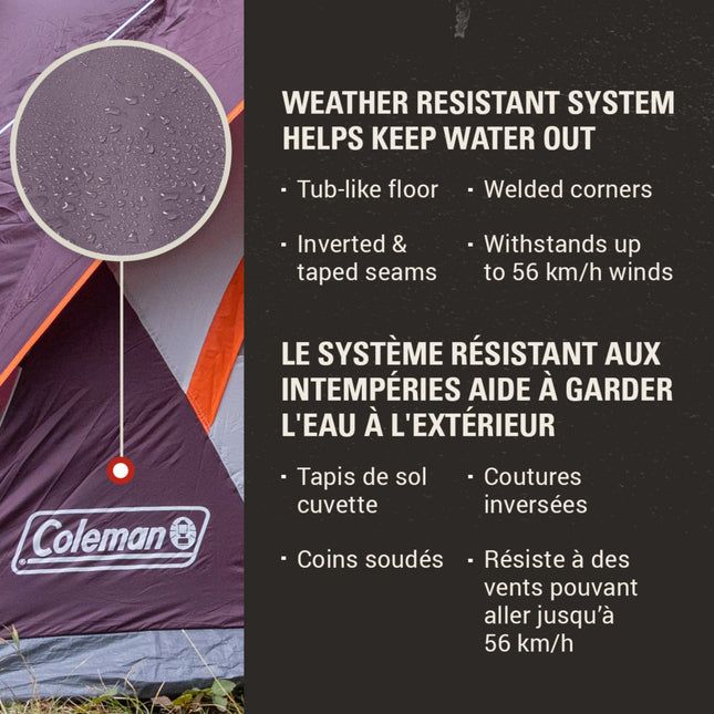 SKYDOME TENT 6P BLKBERRY C001 CAN