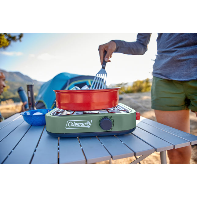Cascade™ 18, 1-Burner Propane Stove, Adjustable, InstaStart™, 8K BTUs, Moss Green