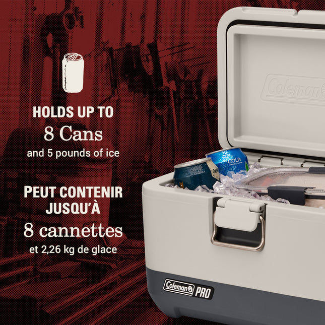 9 Qt, Coleman Pro, Personal Cooler, Beige