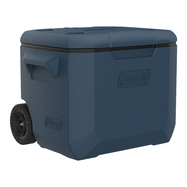 60 Qt, Chiller Wheeled Cooler, Telescopic Handle, SAPPHIRE BLUE