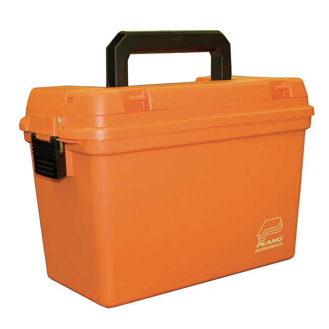 Plano Deep Emergency Dry Storage Supply Box wTray  Orange