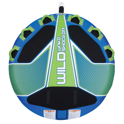 Full Throttle Wild Wake Shocker Towable Tube  3 Rider  Blue 30240050000321