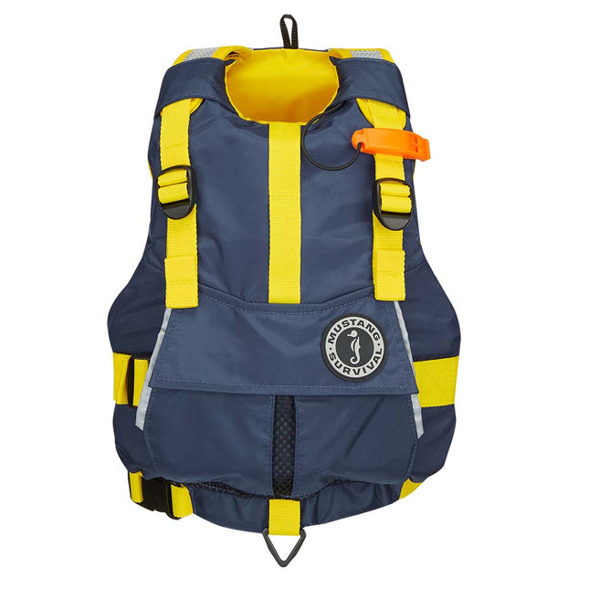 Mustang Youth Bobby Foam Vest  YellowNavy