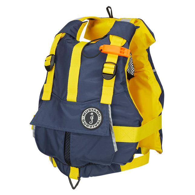 Mustang Youth Bobby Foam Vest  YellowNavy