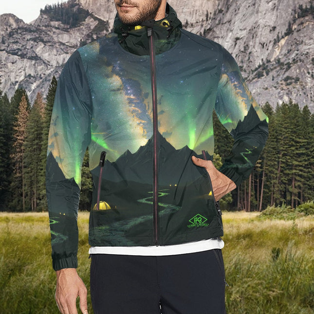Kreft River Unisex Evergreen Windbreaker