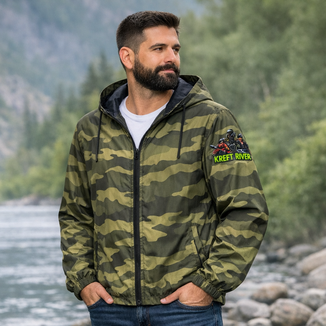 Kreft River Apex Camo Windbreaker